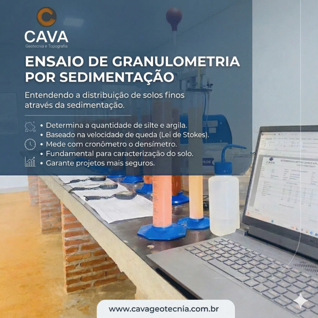 O que é granulometria por sedimentação?
