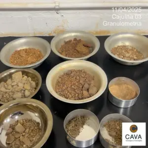 análise granulométrica por peneiramento